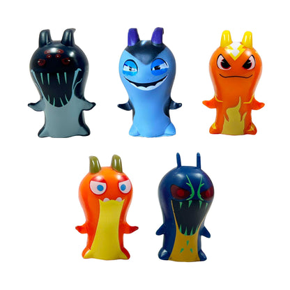 5-Pack Mini Collectible Slugs: Attacknet, Flatulorhinkus, Burpy, Tormato & Amperling