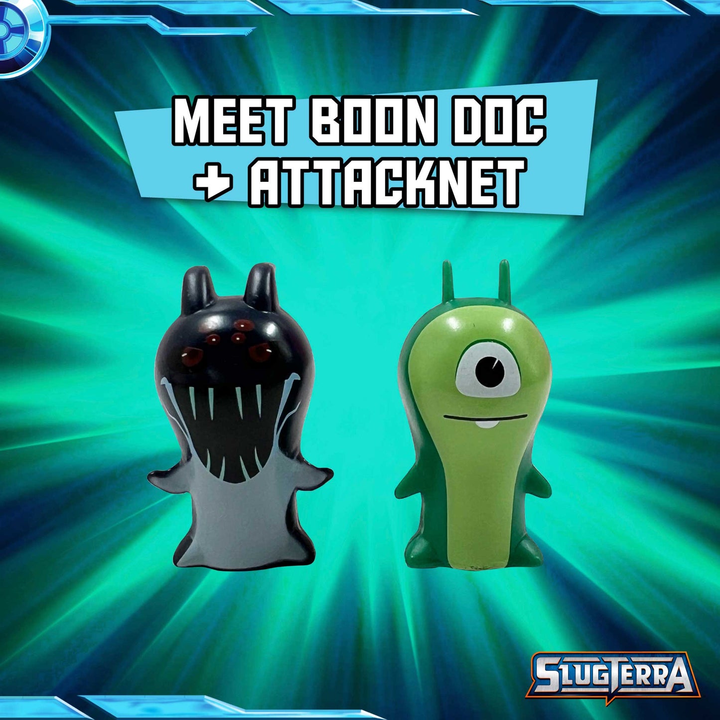 2-Pack Mini Collectible Slugs: Boon Doc & Attacknet