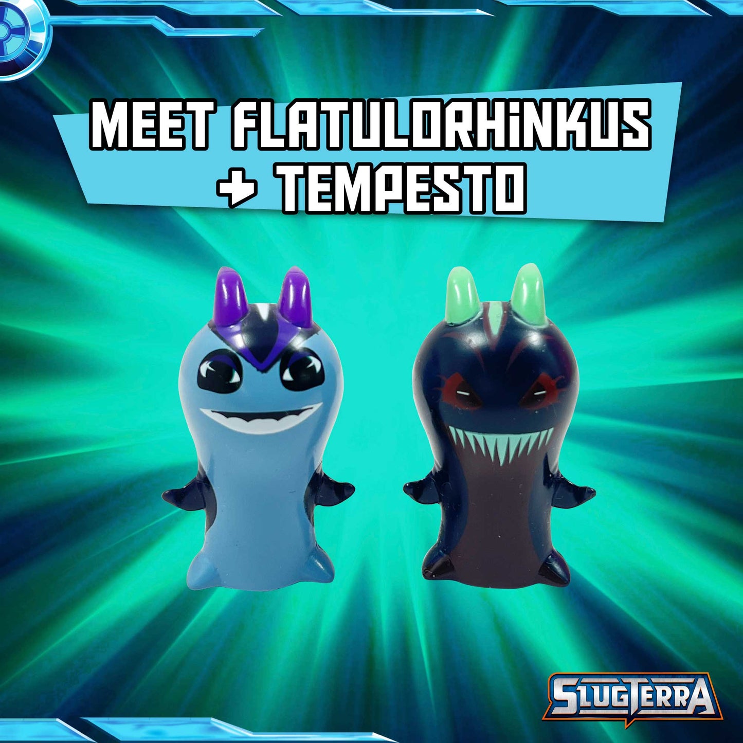 2-Pack Mini Collectible Slugs: Flatulorhinkus & Tempesto